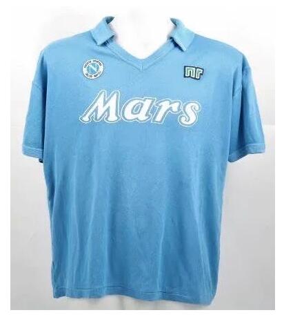 1988-89 Napoli Retro Home Kit Soccer Jersey